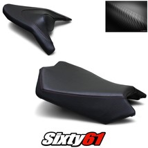 Aprilia Tuono Seat Cover 2011-2018 2019 2020 Front Rear Black Red Luimoto Carbon - £117.53 GBP