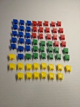 Lot Of (62) Monopoly Television Pieces - £7.39 GBP