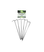 &quot;Metal Tent Pegs, Pack Of 6&quot; - £5.25 GBP
