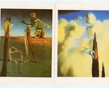 6 Salvadore Dali Oversized &amp; Unused Art Postcards - $14.85
