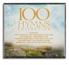 100 Hymns Collection Tennessee Ernie Ford Brenda Lee Lynn Anderson Others 4 CD&#39;S - £13.20 GBP
