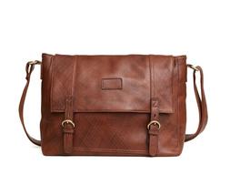 Vintage Genuine Leather Men Bag Brand Casual Business 14&quot; Laptop Bag - £113.60 GBP