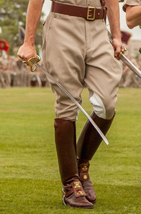 Men/Women Jodhpurs Pants Equestrian Horse Riding Beige Breeches Polo Pants - £35.85 GBP+