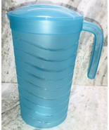 Pitcher W Lid 2 Quart  Teal BPA Free 9”H x 8”W Water Juice Drinks-NEW-SH... - $22.92 CAD