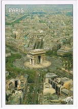 France Postcard Paris Place de l&#39;Etoile &amp; Arc de Triomphe - £1.69 GBP