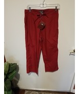 REI Women&#39;s Brick Red Pants with Button &amp; Tie Closure UPF 50+ Size 6 NWT - $30.96 CAD