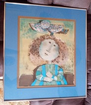 Graciele Rodo Boulanger Child With Owl Bolivia 1935 Original Signed Plate Litho - £171.86 GBP