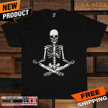 Meditation Yoga Skeleton, Yoga Skeleton T-Shirt All Size S to 5XL - £15.92 GBP+