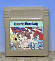 World Bowling Nintendo Gameboy Japanese Import Cartridge Only 1989 DMG-WBA Japan - £8.64 GBP