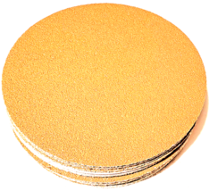 50pc 6" Psa Stick On Sandpaper Disc 36 Grit A/O Brown/Goldline Usa Made Inch P36 - $29.99