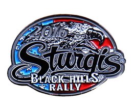 Hot Leather Official 2016 Sturgis Motorcycle Rally Freedom Eagle Enamel Pin - £9.94 GBP
