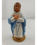 Vintage Mary Christmas Nativity Manger Creche Ceramic Replacement Figuri... - $16.65