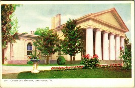 Custis-Lee Mansion Arlington Virginia VA UNP Unused UDB Postcard B6 - £2.06 GBP