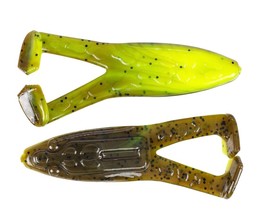 Strike King Super Toad Fishing Lure, 4&quot; Green Pumpkin Chartreuse Belly, ... - $8.95