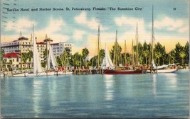 Soreno Hotel and Harbor Scene St. Petersburg FL Postcard PC378 - £5.62 GBP
