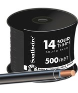 SOUTHWIRE COMPANY LL 11579058 14/1 Thhn Solid Wire, 500 Ft, Black - $98.45 CAD