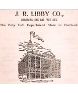 1906 J.R. Libby Company Department Store Advertisement Portland Maine E17F - $24.99