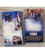 Titanic 2-VHS Tape Set 1998 James Cameron Movie Leonardo DiCaprio Kate W... - $14.44