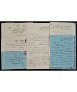 LOT 1943 antique VERNON LEININGER denver pa 3 LOVE LETTERS myerstown DEC... - £67.45 GBP