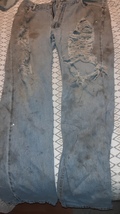 ANOTHER Vintage Distressed Levi 505 Jeans 36x32 red tag straightleg straight fit - £10.21 GBP