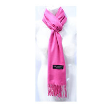 Pink - 6Pcs Winter Warm Plain 100% Cashmere Wool Wrap Scarf Scarves  - £67.57 GBP