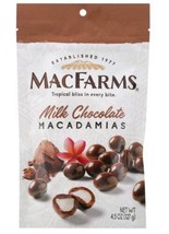 Macfarms Milk Chocolate Macadamias 4.5 Oz (pack Of 4) - £63.15 GBP