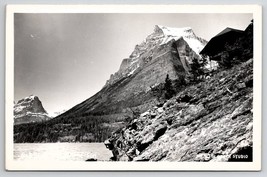 RPPC Going To The Sun Mountain Glacier National Park MT Photo Postcard V24 - £6.35 GBP