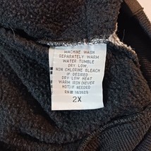 Encrypted Supply Company Men Cotton Blend Black & Gray Full Zip Hoodie Jacket 2X image 5