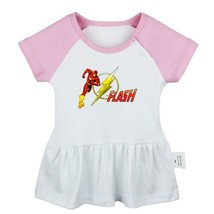 The Flash Barry Allen Newborn Baby Dress Toddler Infant 100% Cotton Clothes - £10.33 GBP