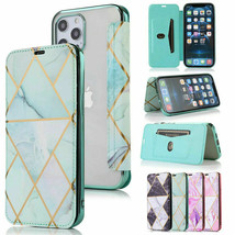 Case For iPhone 12 Pro Max 11 6 7 Plus SE2 Leather wallet FLIP cover case - £36.37 GBP