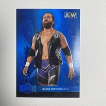 2022 SkyBox Metal Universe UD AEW #93 Alex Reynolds BLUE SP wrestling card - £2.03 GBP