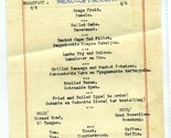 South Africa Railways and Harbours Menu Spyskaart 1935  - £115.98 GBP