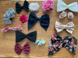 Lot Of 15 hair Clip bow lot gift Pretty Cute New Women Girls Lovely Gift - £17.69 GBP