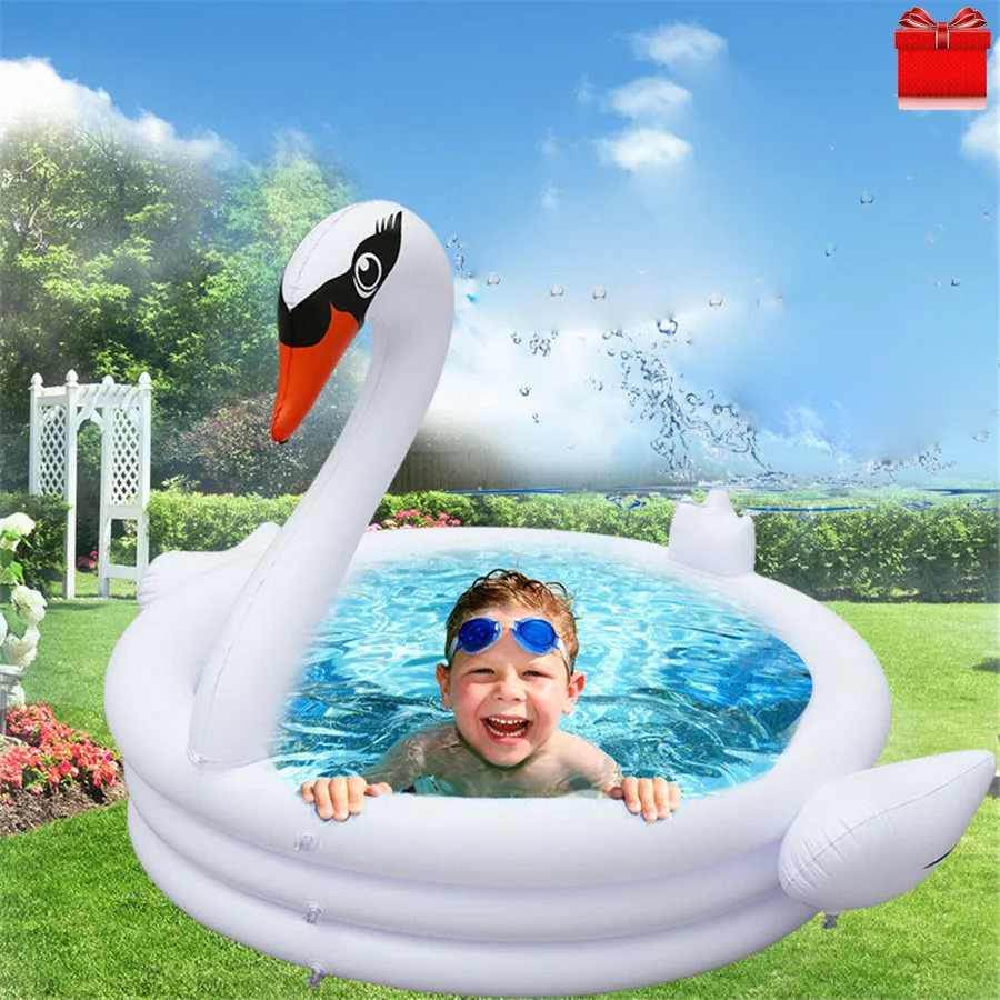 Baby Inflatable White Swimming Pool PVC Children Kids Piscina Zwembad Piscine - £20.32 GBP+