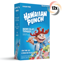 12x Packs Hawaiian Punch Berry Blue Typhoon Drink Mix | 8 Singles Each | .95oz - £24.39 GBP