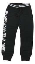 Victoria&#39;s Secret PINK Womens Sweatpants Black Size Medium NEW - $44.99