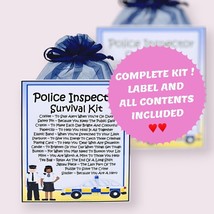 Police Inspector Survival Kit ~ Fun Novelty Keepsake Gift &amp; Greetings Card - £6.66 GBP