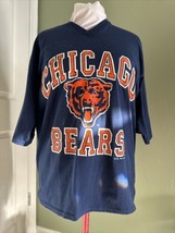 Vtg 1990s Chicago Bears Jersey T-Shirt Mens Large USA Made Single Stitch - $19.11