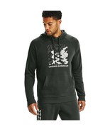 Mens Under Armour UA Rival Fleece Box Logo Pullover Hoodie - 2XL/XL/Larg... - $47.95 CAD