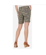 Style &amp; Co Womens 10 Camouflage Print Bermuda Two Button Denim Shorts NW... - £15.47 GBP