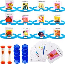 2 Set Headband Game Guessing Game The Quick Question Game Set Include He... - £37.20 GBP