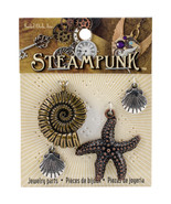 Steampunk Soli Oak Metal Accents Sealife - $28.22 CAD