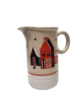 Epoch Holiday Joy 8200 Ceramic Pitcher Vtg Christmas Houses Noritake Kor... - $231.94 MXN