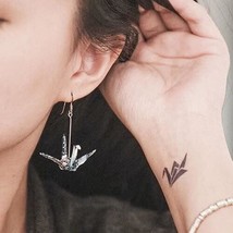 Paper crane temporary tattoo - £10.02 GBP