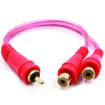 Audiopipe Installer Series 1M/2F Y-Splitter Gold Plated OFC RCA Cable - $31.56