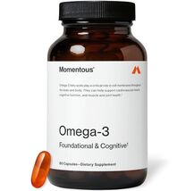 Momentous Omega-3 Fish Oil - High-Potency EPA &amp; DHA Supplement for Men &amp;... - $61.92