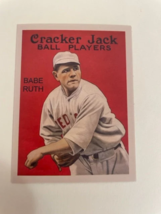  Babe Ruth 1915 Cracker Jack Ball Players Reprint Card, Boston Red Sox - £6.29 GBP