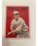  Babe Ruth 1915 Cracker Jack Ball Players Reprint Card, Boston Red Sox - $8.00