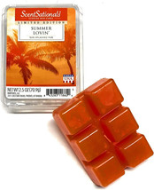 ScentSationals Wickless Fragance Summer Lovin&#39; Wax Cubes 2.5 oz 6-Cubes - £10.17 GBP