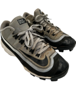 Nike BSBL Baseball Cleats 822958-001 Black/Gray Youth size 6Y - $13.53